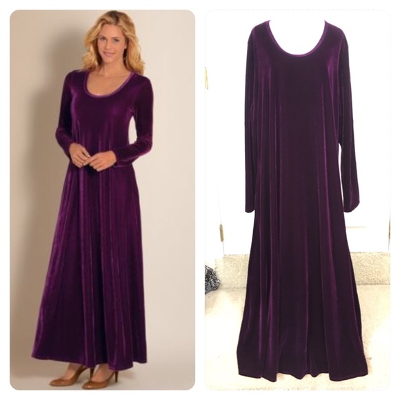 santiago stretch velvet dress